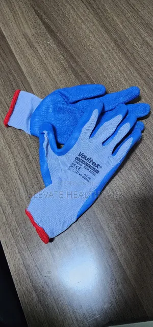 Vaultex Diamond Grip Gloves,Latex Coated Safety Gloves