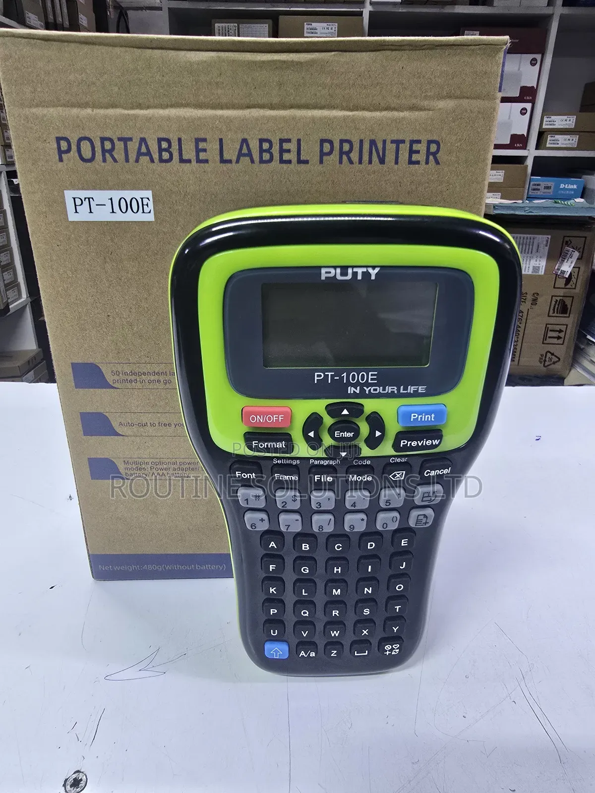 Reachable Label Printer Pt-100e