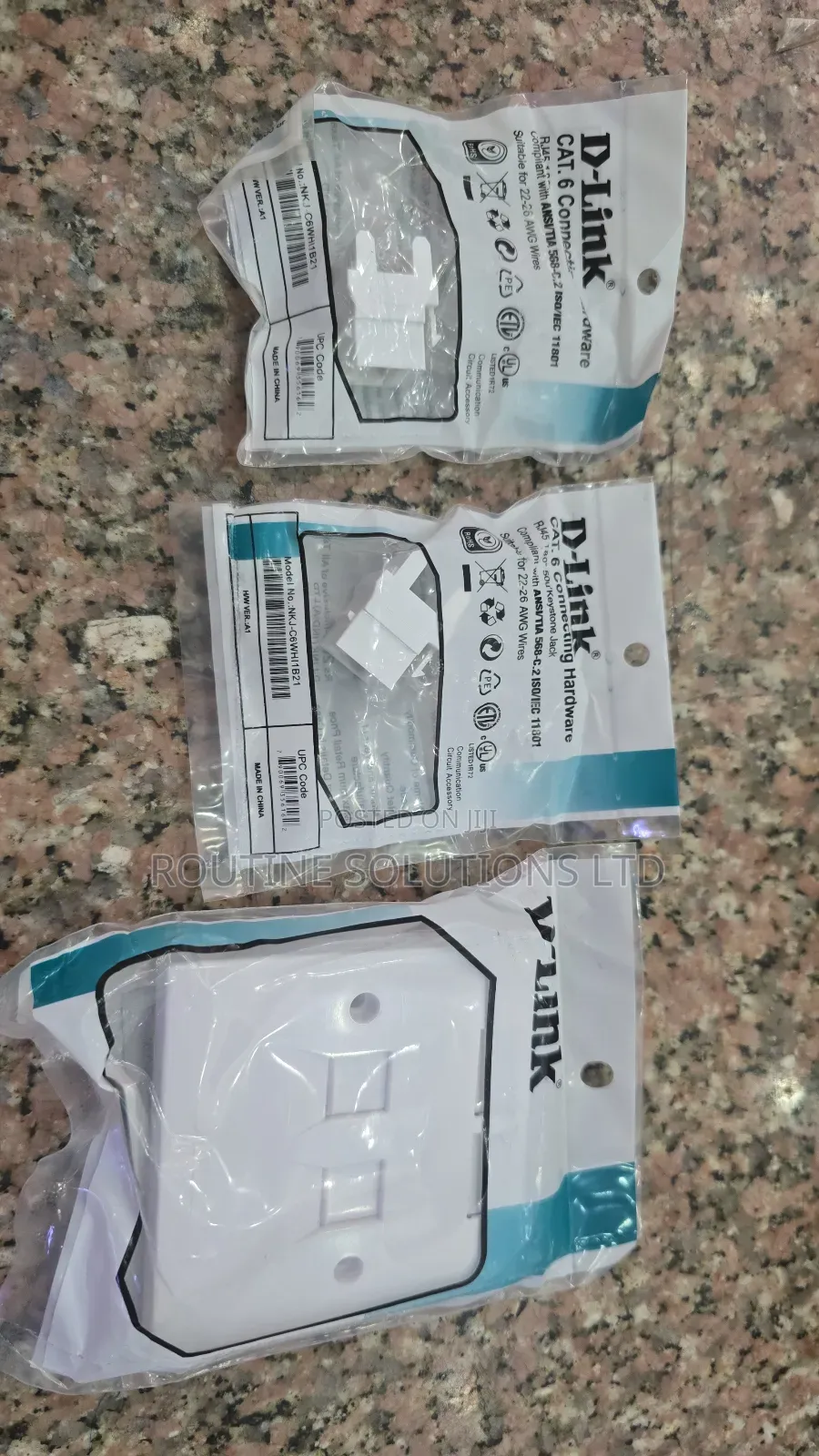Dlink Double Face Plates With Modules