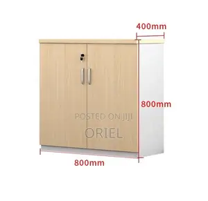 Book Shelves; Wooden Office Cabinet With Lockable Doors