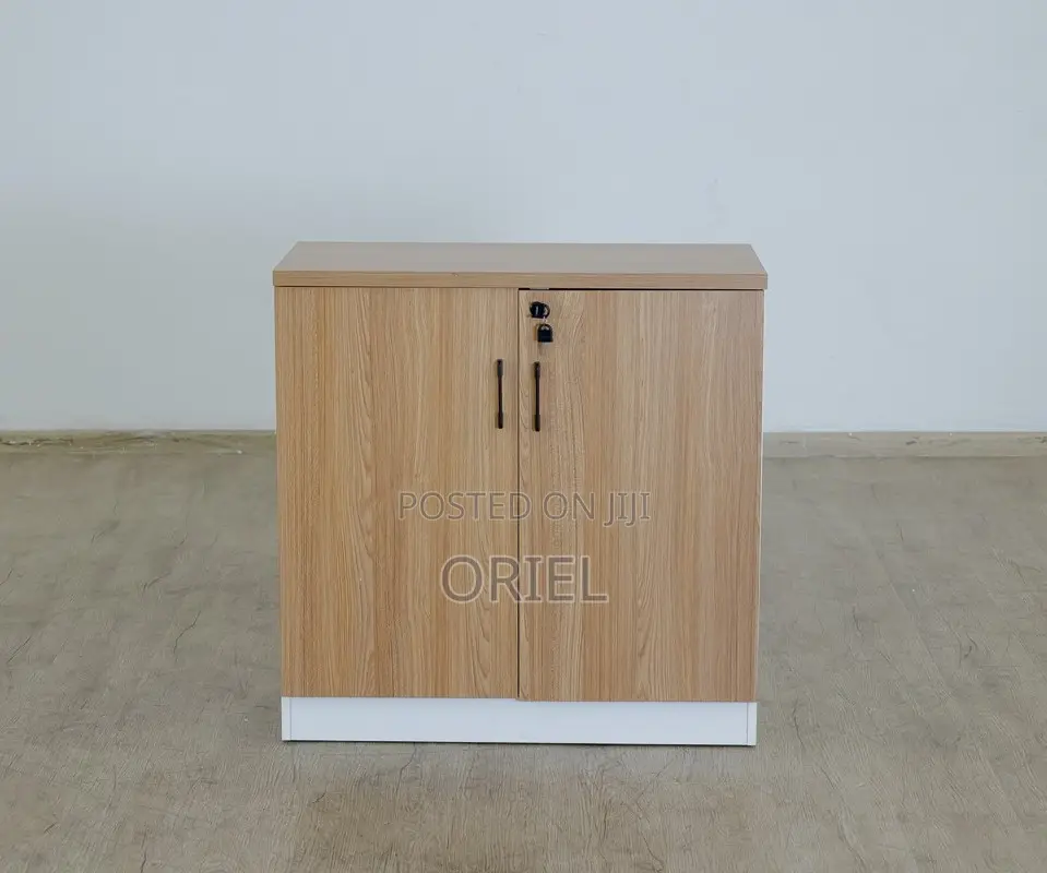 Book Shelves; Wooden Office Cabinet With Lockable Doors