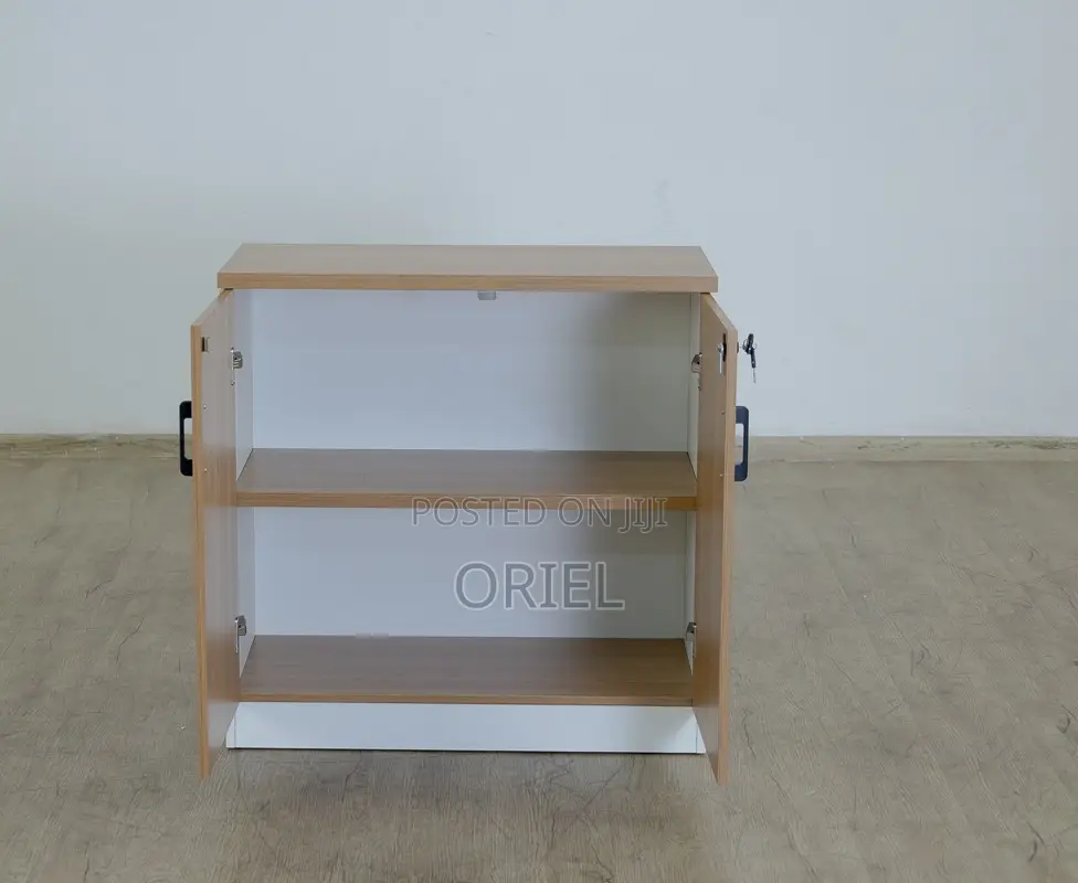 Book Shelves; Wooden Office Cabinet With Lockable Doors