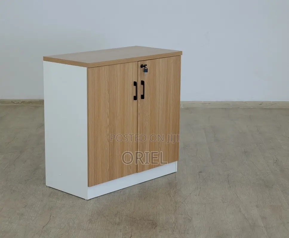 Book Shelves; Wooden Office Cabinet With Lockable Doors