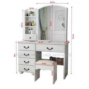 Dressing Table; Bedroom Dressing Table With Led Lights