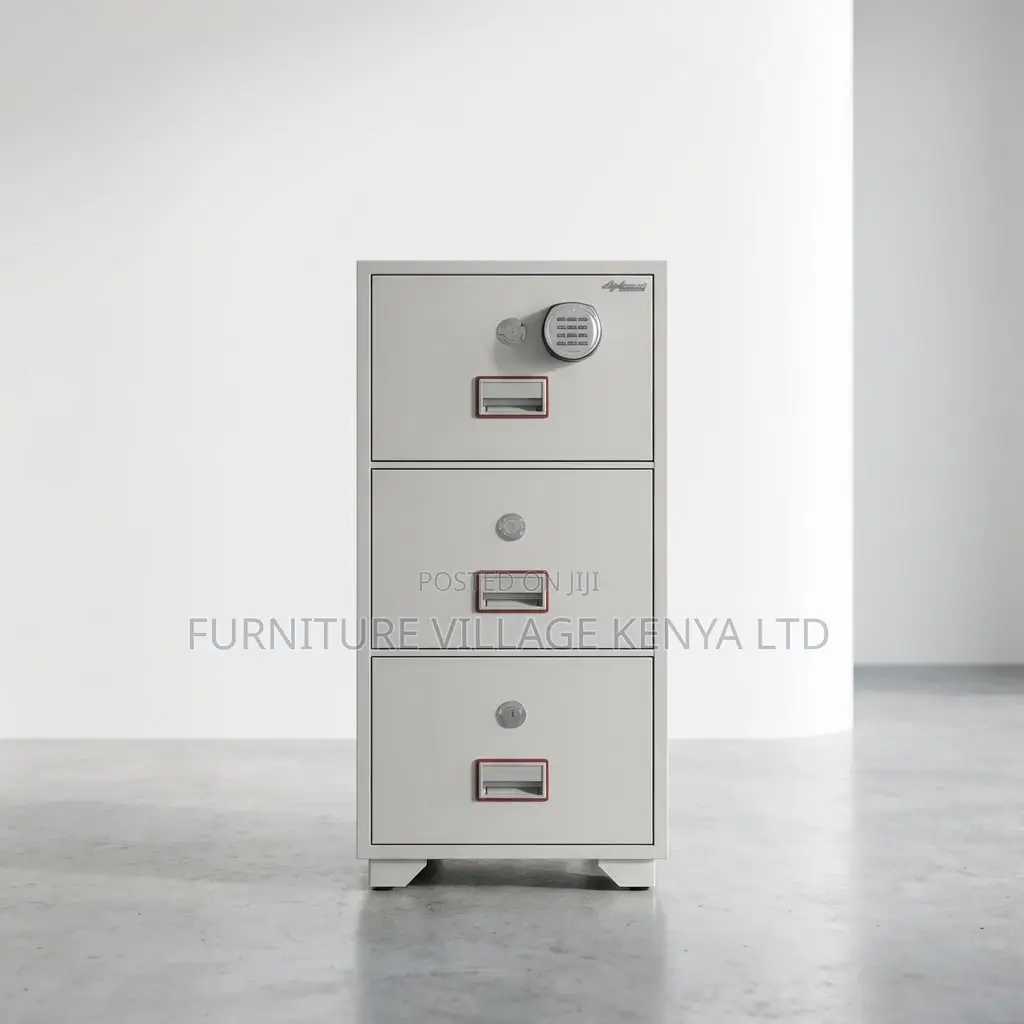 Office Cabinet; 3-drawer Fireproof Filing Cabinet