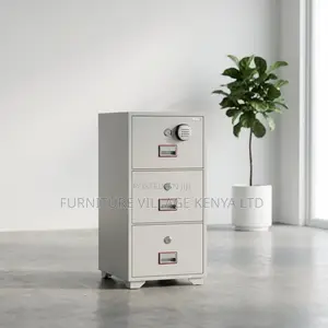 Office Cabinet; 3-drawer Fireproof Filing Cabinet