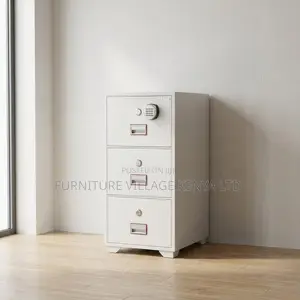 Office Cabinet; 3-drawer Fireproof Filing Cabinet