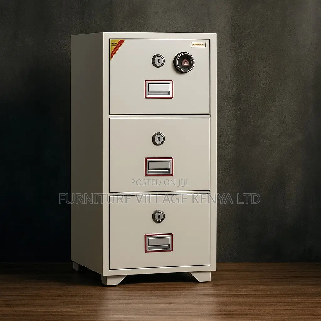 Office Cabinet; 3-drawer Fireproof Filing Cabinet