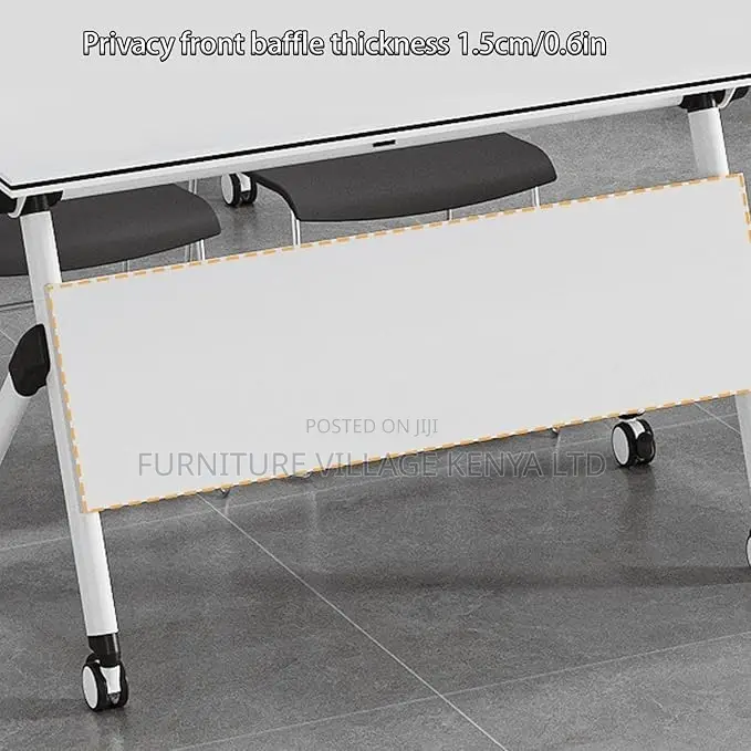 Foldable Table; Foldable Modern Rectangular Writing Desk