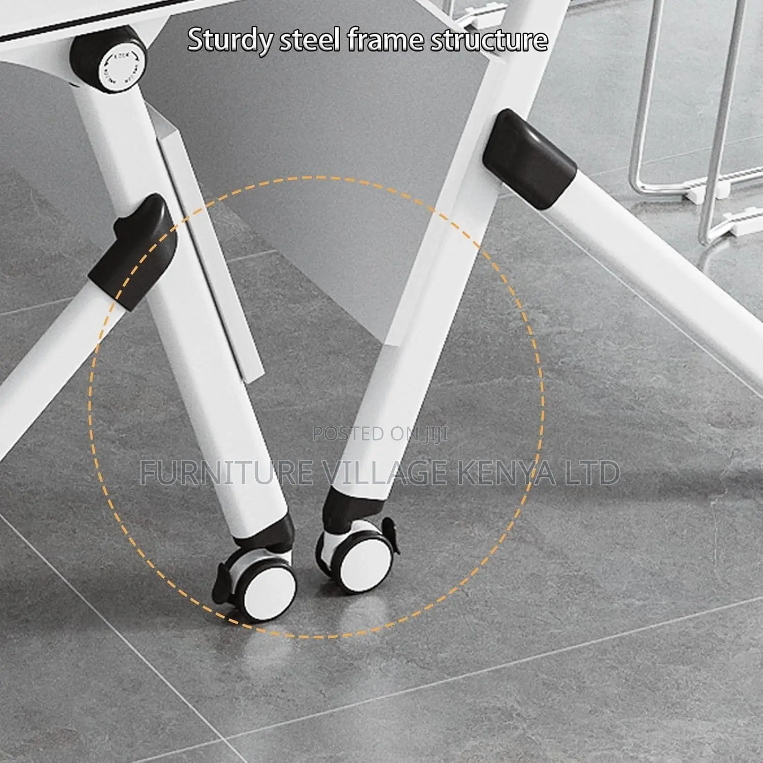 Foldable Table; Foldable Modern Rectangular Writing Desk