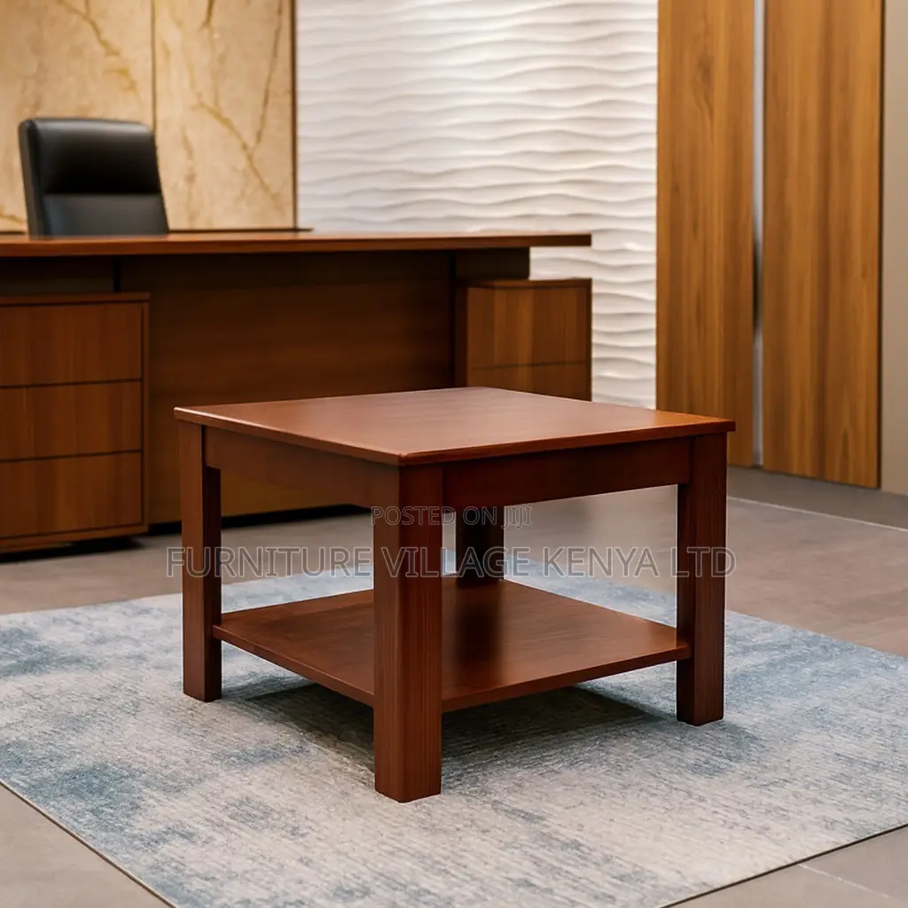 Coffee Table; Modern Square Executive Office Coffee Table