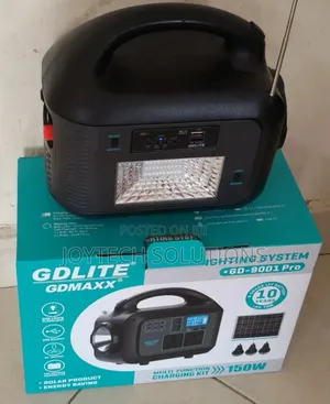 Gdmaxx With Solar Panel and 3 Balbs