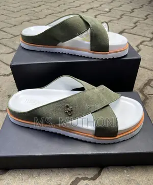 Hermès Infra Sandals in Khaki Suede Size 39-45