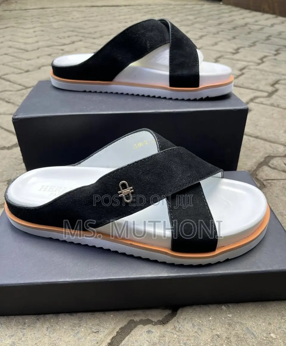 Hermès Infra Sandals in Khaki Suede Size 39-45