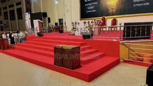 Catholic Church Altar Red Floor Carpets for Church Decoration