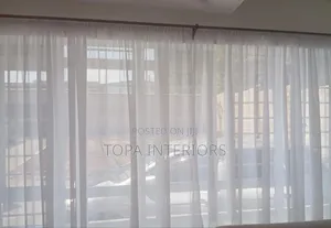 Bay Window Sheers White Sheer Curtains for Big Living Room