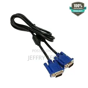 15-Pin 1.8m Vga Cable for Display Monitor, Pc, Laptop