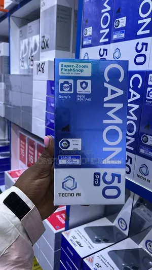 New Tecno Camon 50 256 GB Black