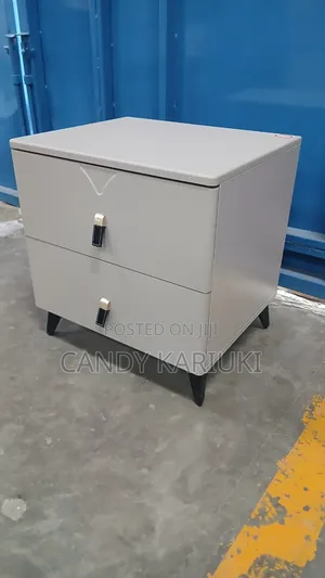 Elegant White Bedside Drawer With Spacious Storage