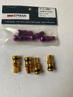 Epman Car Tire Valve Caps Gold