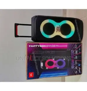 JBL Partybox Stage 320 Bluetooth Party Speaker With Handle-Black