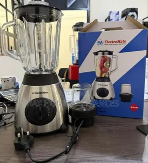 1.5litres Electromate Powerful 2 in 1 Blender With Glass Jar
