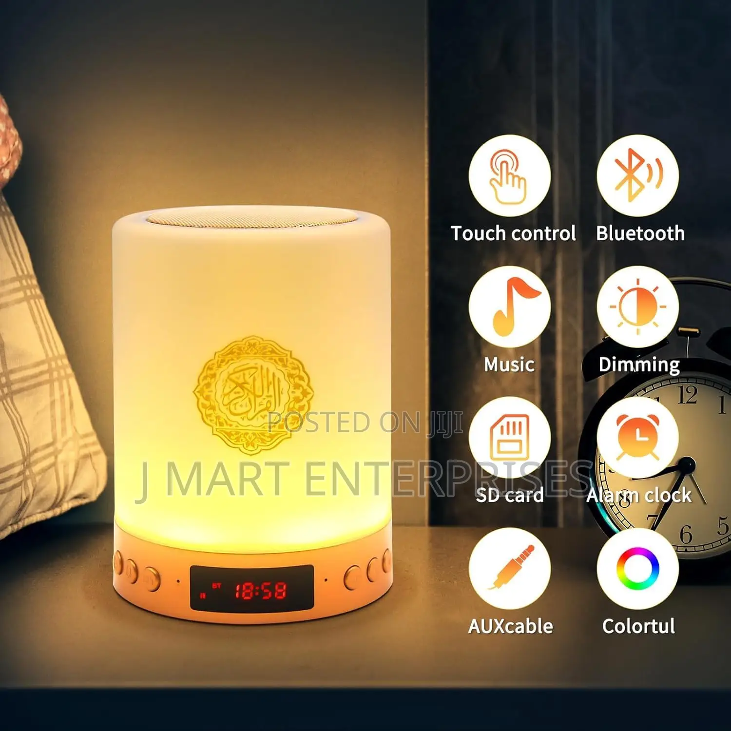 Quran Speaker With Remote Control,Portable Led Bluetooth