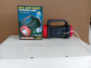 Solar Dual Light Source Portable Lamp