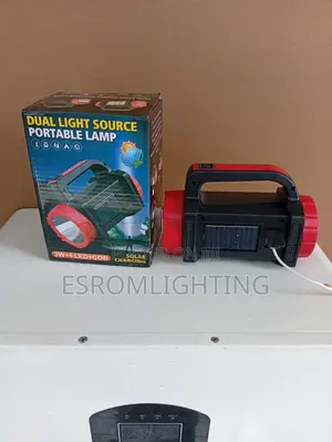 Solar Dual Light Source Portable Lamp