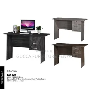 120cm Writing Study Desk With Drawers