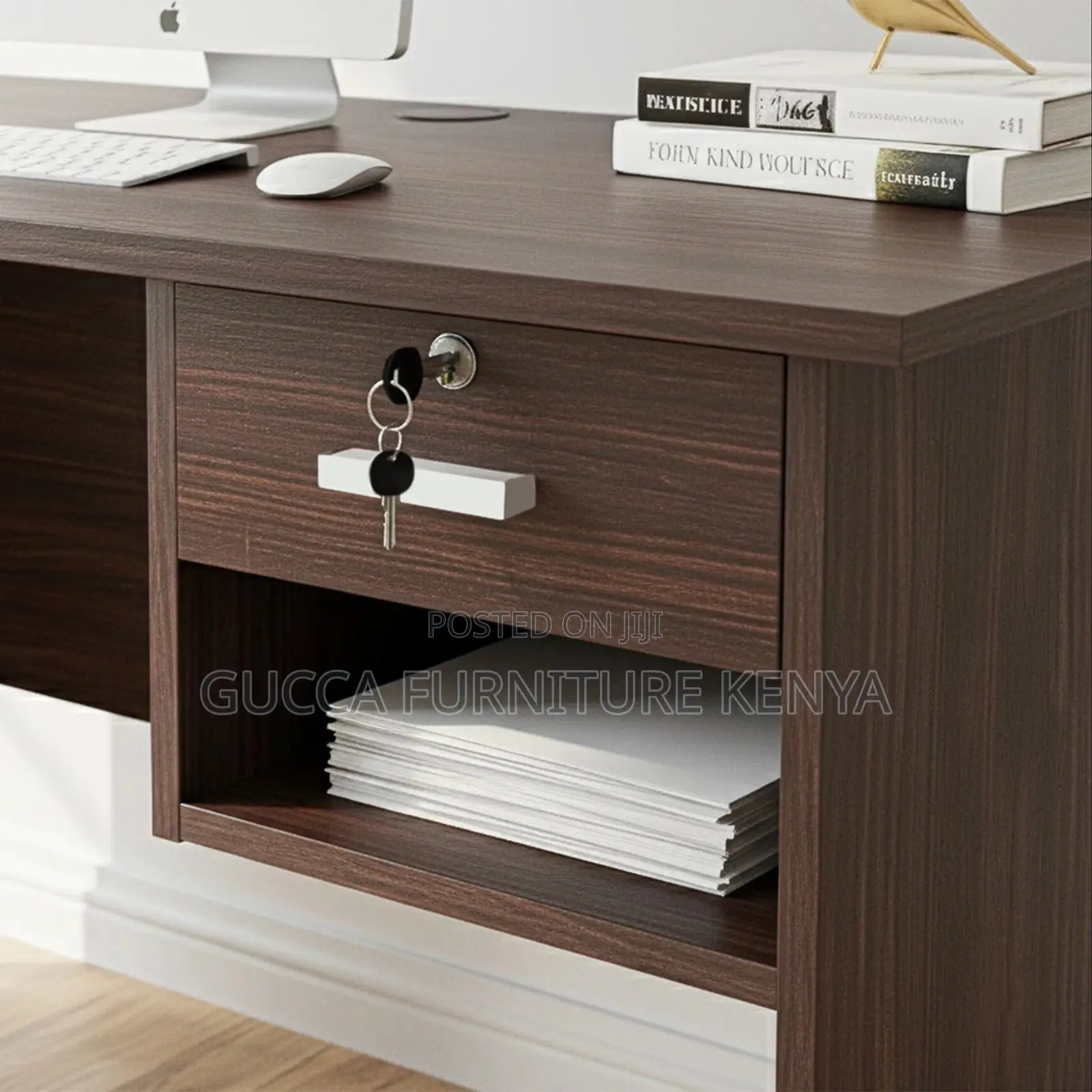 120cm Writing Study Desk With Drawers