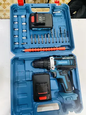 26pc Hand Drill Screw Set (With 2 Rechargeable Batteries) – Multi