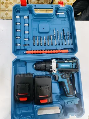 26pc Hand Drill Screw Set (With 2 Rechargeable Batteries) – Compact