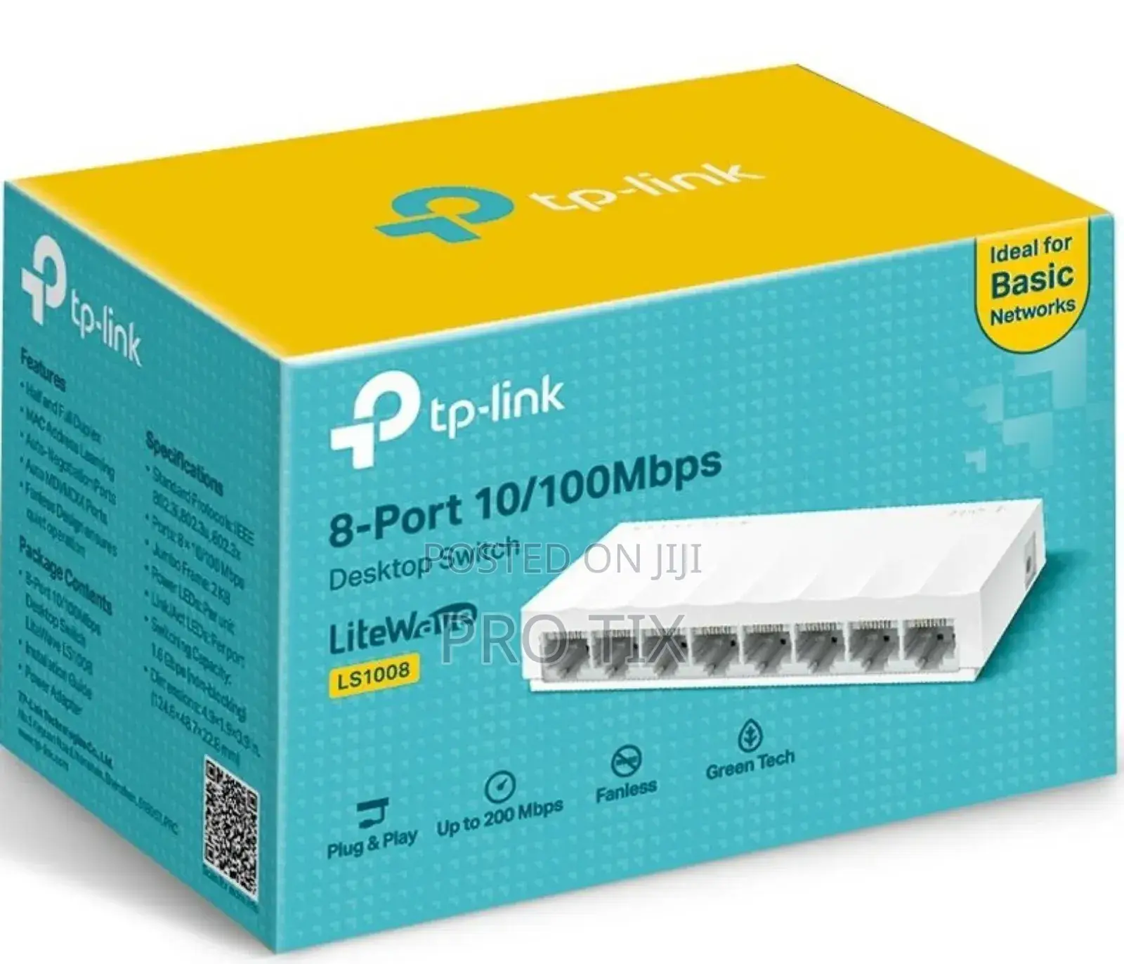Tp-Link 8-Port 10/100mbps Desktop Network Switch - Tl-Ls1008