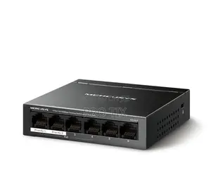 Mercusys 6-Port 10/100mbps Desktop Switch With 4-Port Poe+ -Tl-Ms106l