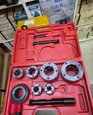 Quality Die Stock 1/2"And 2"/Manual Ratchet Pipe Threader Kit