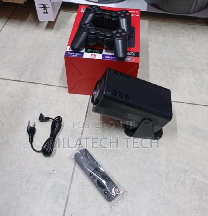 Android Projector With Gaming Controller Home Theater Display