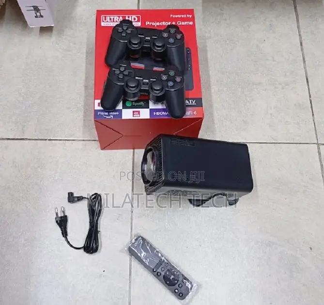 Android Projector With Gaming Controller Home Theater Display