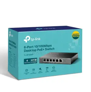 Tp-Link 6-Port 10/100mbps Desktop Switch With 4-Port Poe+ - Tl-Sf1006p