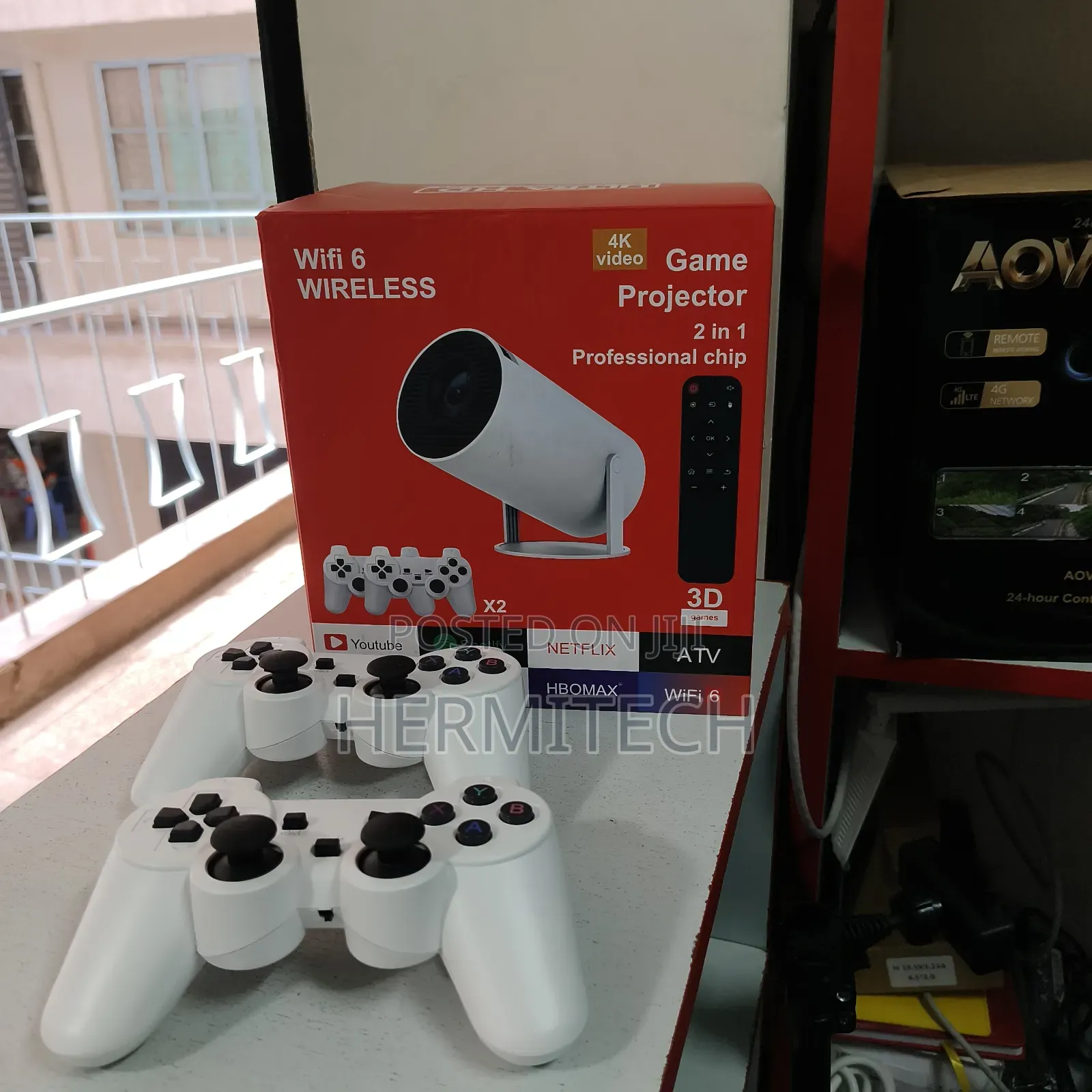 Wifi Enabled Gaming Projector With 3d Games Hi