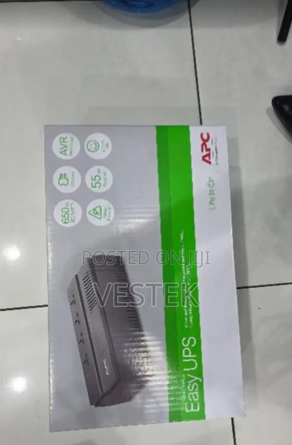 Apc 650va Apc Back-Ups 650va, Automatic Voltage 375watts 4 Outlets