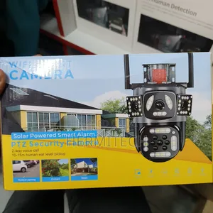Smart Alarm CCTV Camera With Triple Lens 4g Wifi Enabled