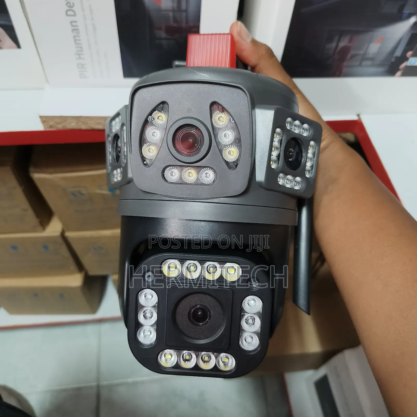 High Quality CCTV Camera With Triple Lens