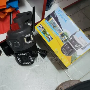 Smart Alarm Siren CCTV Camera With Triple Lens 4g Wifi Enabled