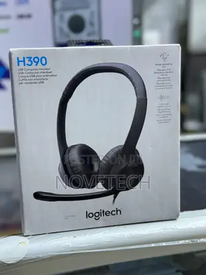 Logitech H390 Wired Headset, Stereo With Noise-cancelling Microphone,