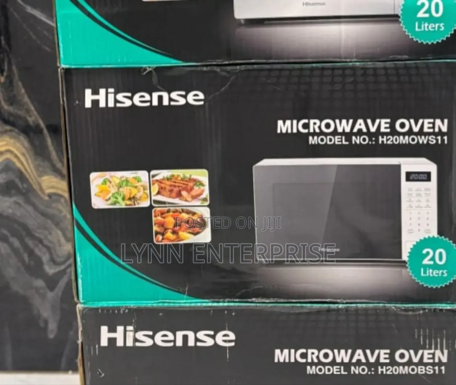 Hisense Black Digital Microwave
