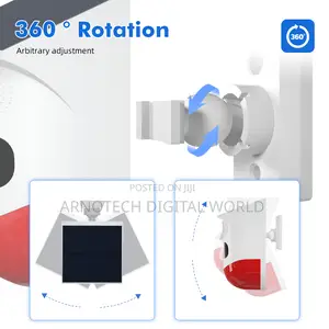 Wireless Infrared Motion Sensor Detector Strobe Siren Solar Alarm