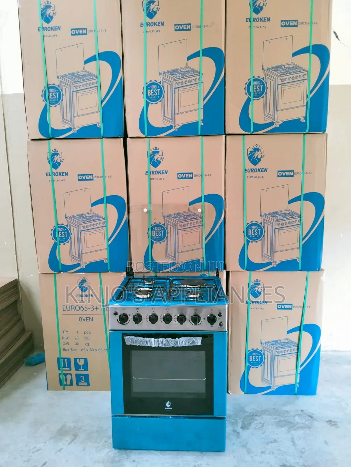 Euroken 3+1 Standing Cooker 60by65