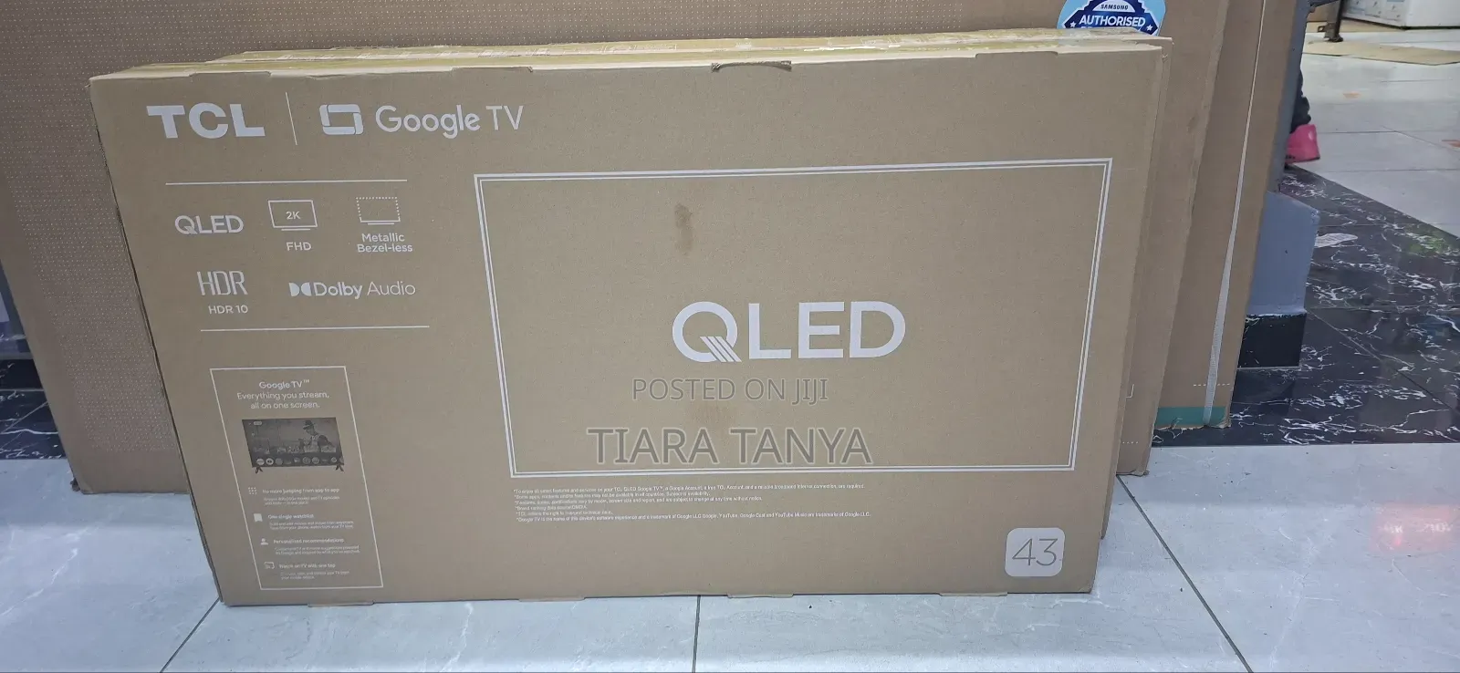 TCL 43" Qled Smart Google Tv