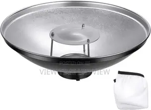 Beauty Dish Silver Beauty Dish 55cm